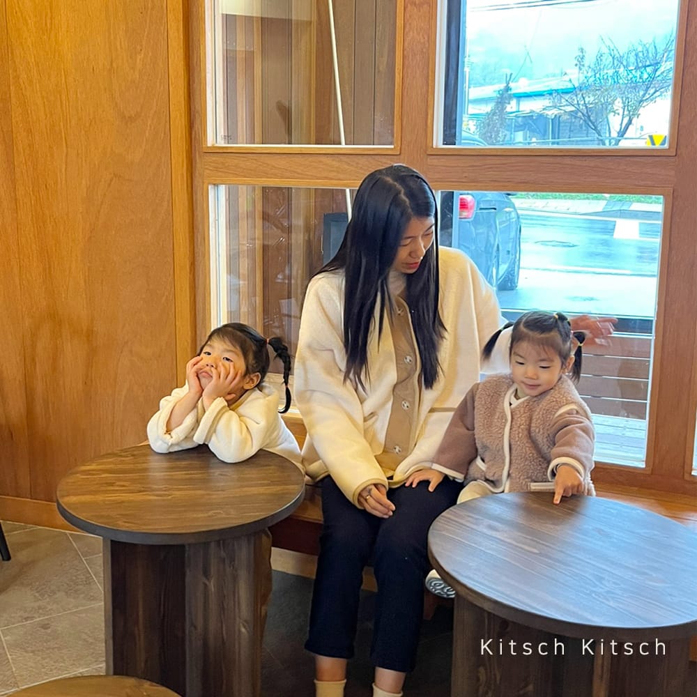 Kitsch Kitsch - Korean Children Fashion - #prettylittlegirls - Fleece Banding Vest With Mom - 11