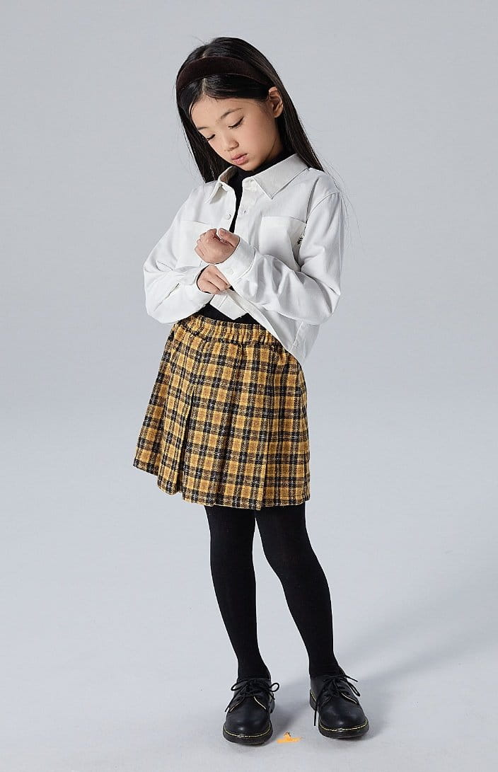 Kokoyarn - Korean Children Fashion - #Kfashion4kids - Momo Check Skirt - 6