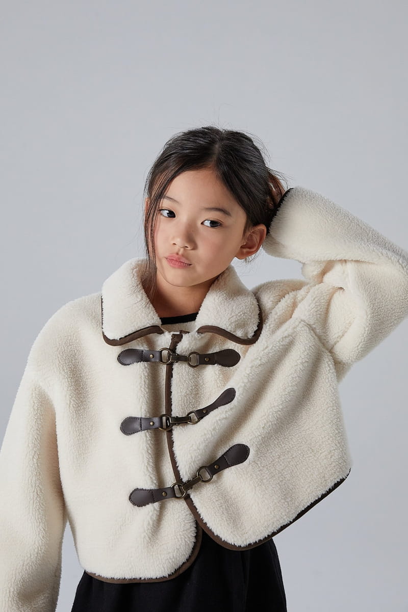 Kokoyarn - Korean Children Fashion - #Kfashion4kids - Bold Crop P Jacket - 7