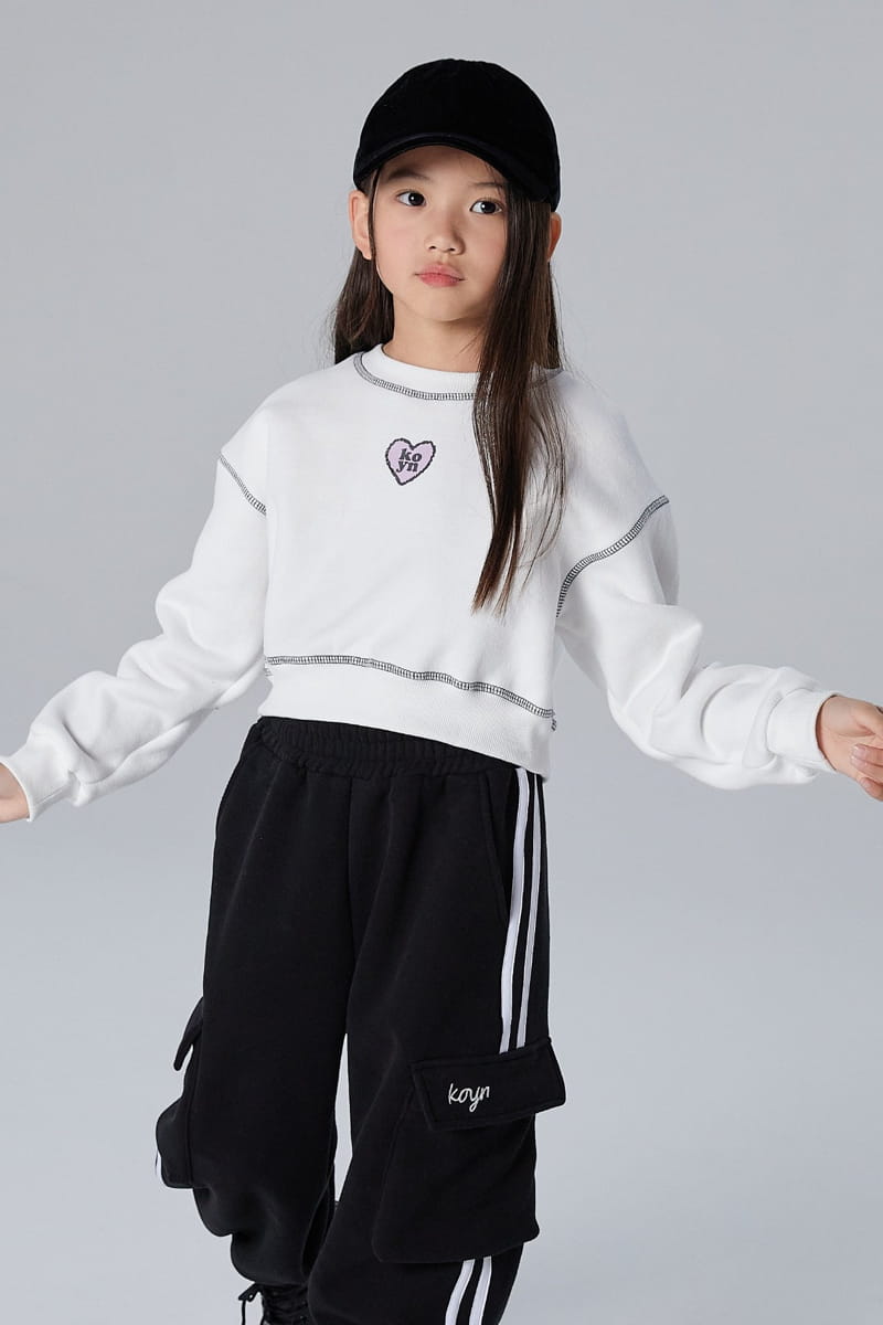 Kokoyarn - Korean Children Fashion - #Kfashion4kids - Stitch Point Crop Tee - 5