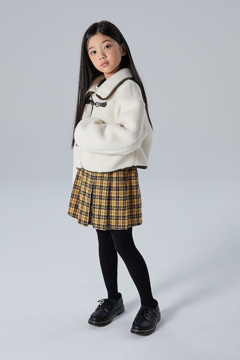 Kokoyarn - Korean Children Fashion - #childofig - Momo Check Skirt - 11