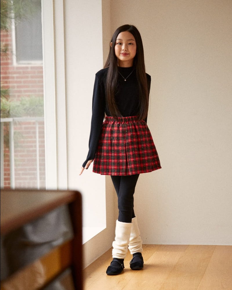 Kokoyarn - Korean Children Fashion - #childofig - Momo Check Skirt - 12