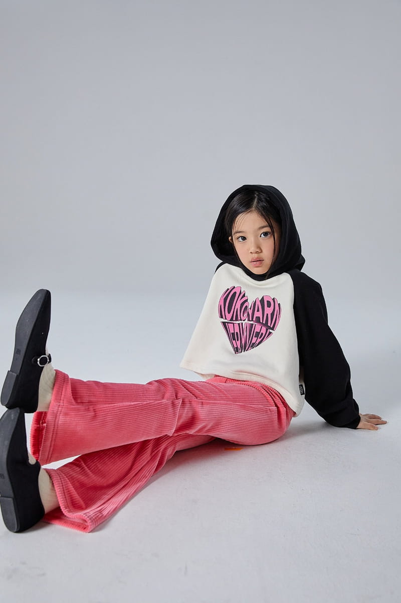 Kokoyarn - Korean Children Fashion - #childofig - Heart Crop Hoody Tee - 11