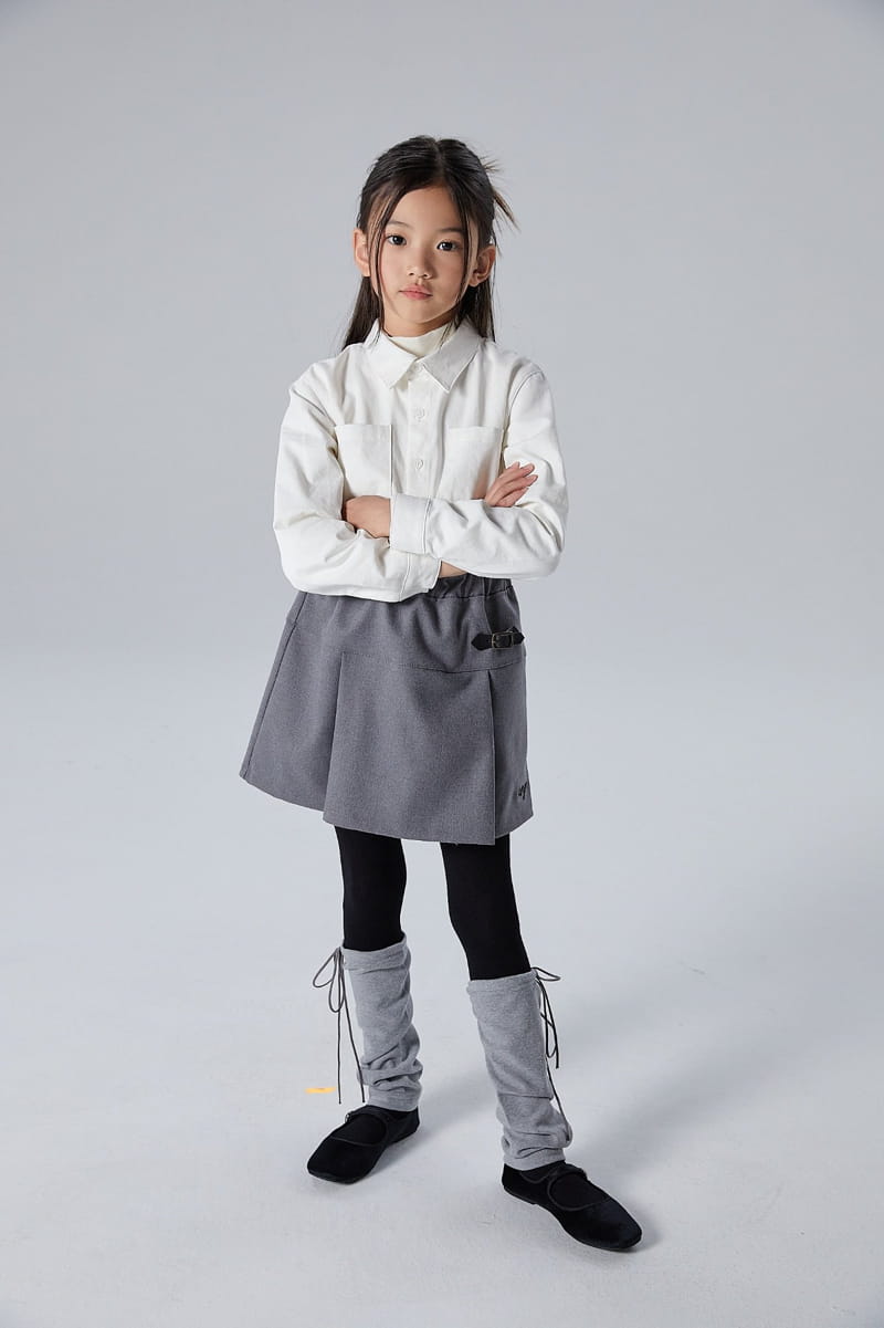 Kokoyarn - Korean Children Fashion - #designkidswear - Cookie Belt Skirt