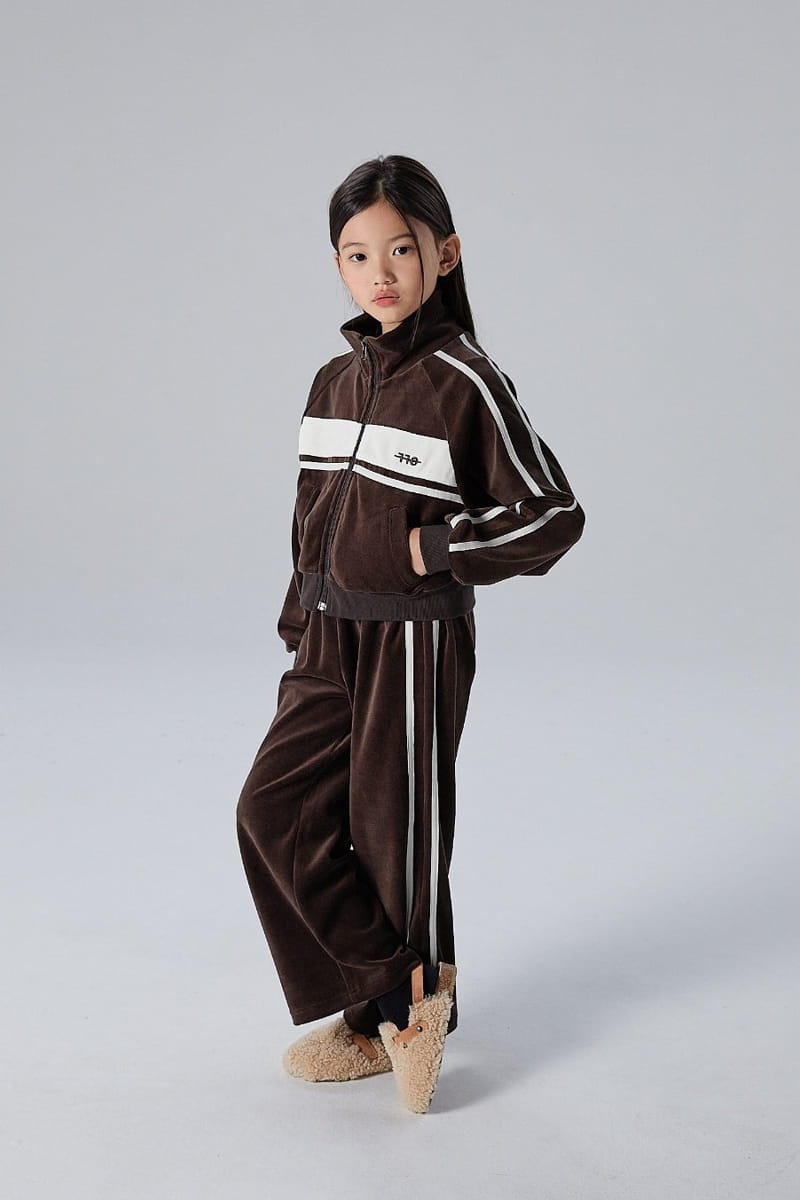 Kokoyarn - Korean Children Fashion - #discoveringself - Paln Veloure Set Up - 4