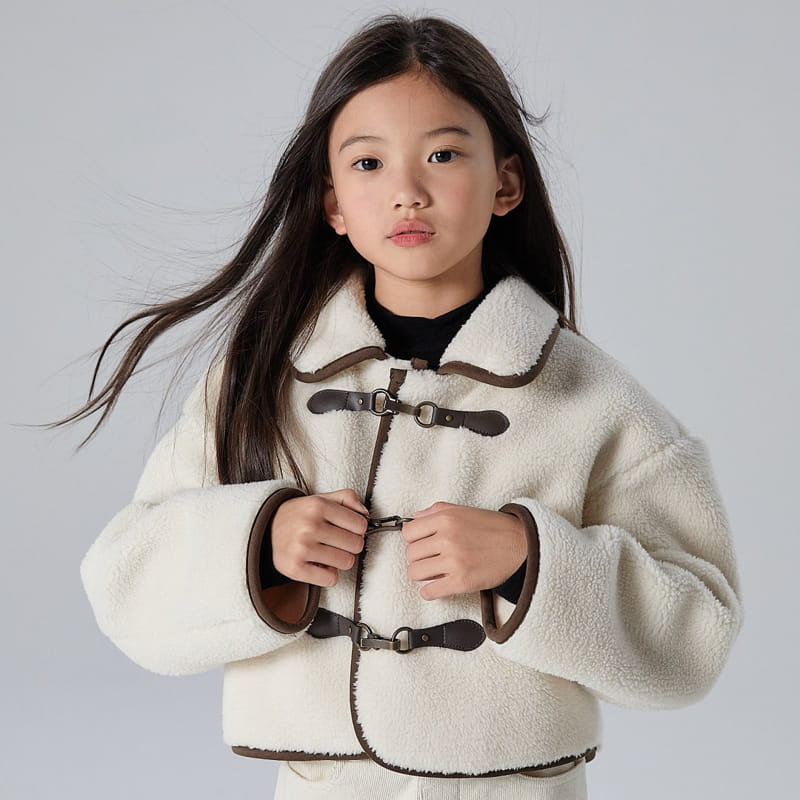 Kokoyarn - Korean Children Fashion - #fashionkids - Bold Crop P Jacket - 3