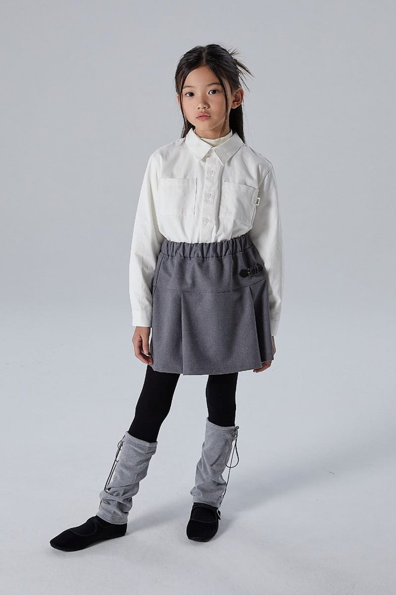 Kokoyarn - Korean Children Fashion - #fashionkids - Cookie Belt Skirt - 4