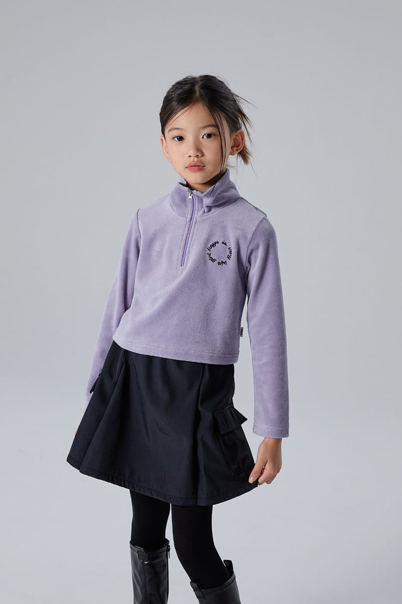 Kokoyarn - Korean Children Fashion - #kidsshorts - Kiki Veloure ZIP-up