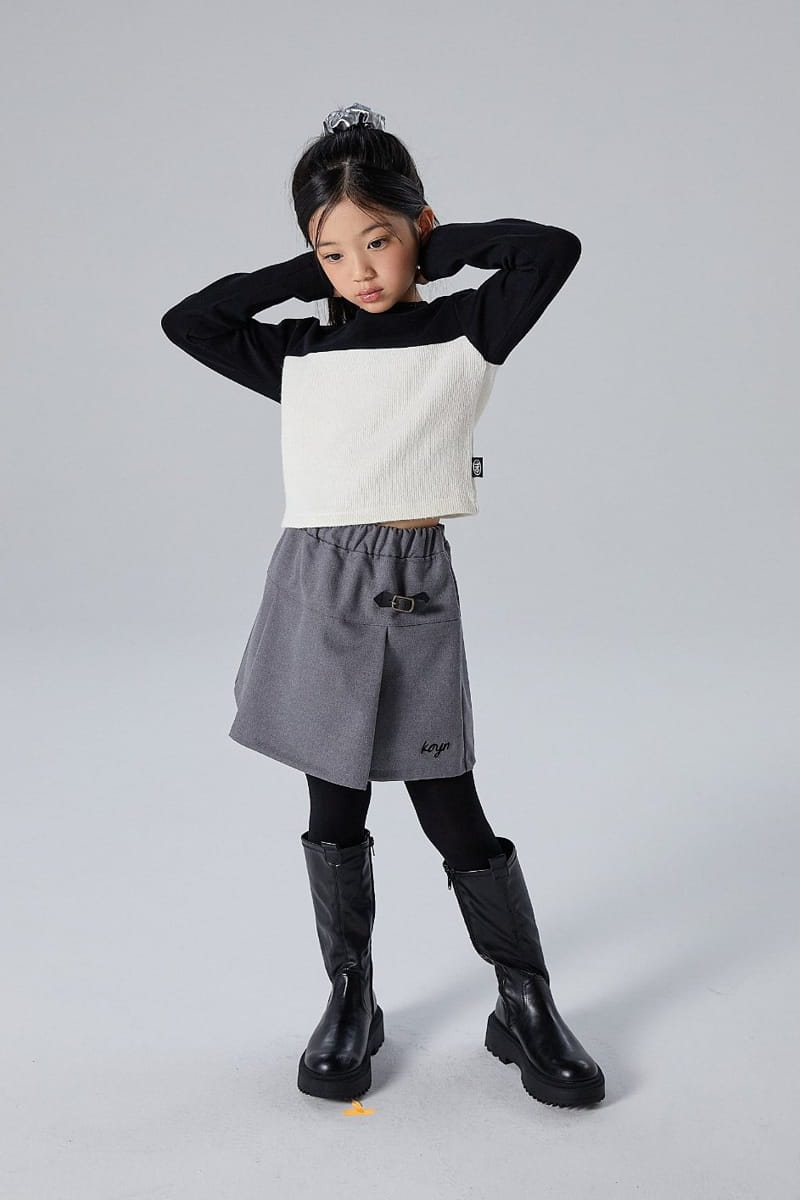 Kokoyarn - Korean Children Fashion - #kidzfashiontrend - Cookie Belt Skirt - 6