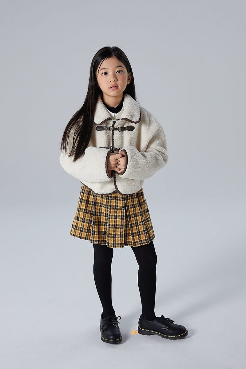 Kokoyarn - Korean Children Fashion - #todddlerfashion - Bold Crop P Jacket - 12