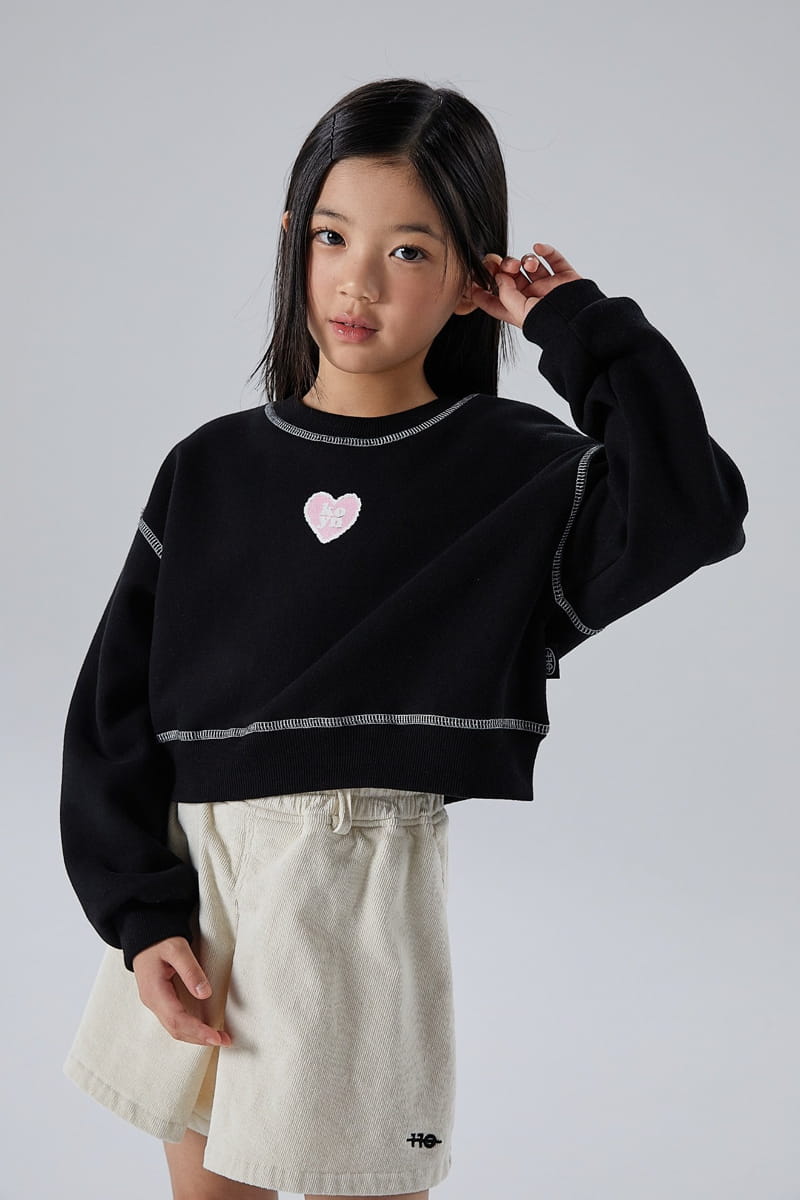 Kokoyarn - Korean Children Fashion - #todddlerfashion - Stitch Point Crop Tee - 10