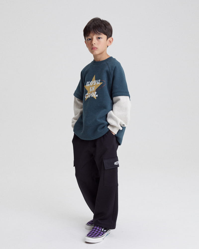 Kokoyarn - Korean Junior Fashion - #childofig - Star Layered Sweatshirt - 2