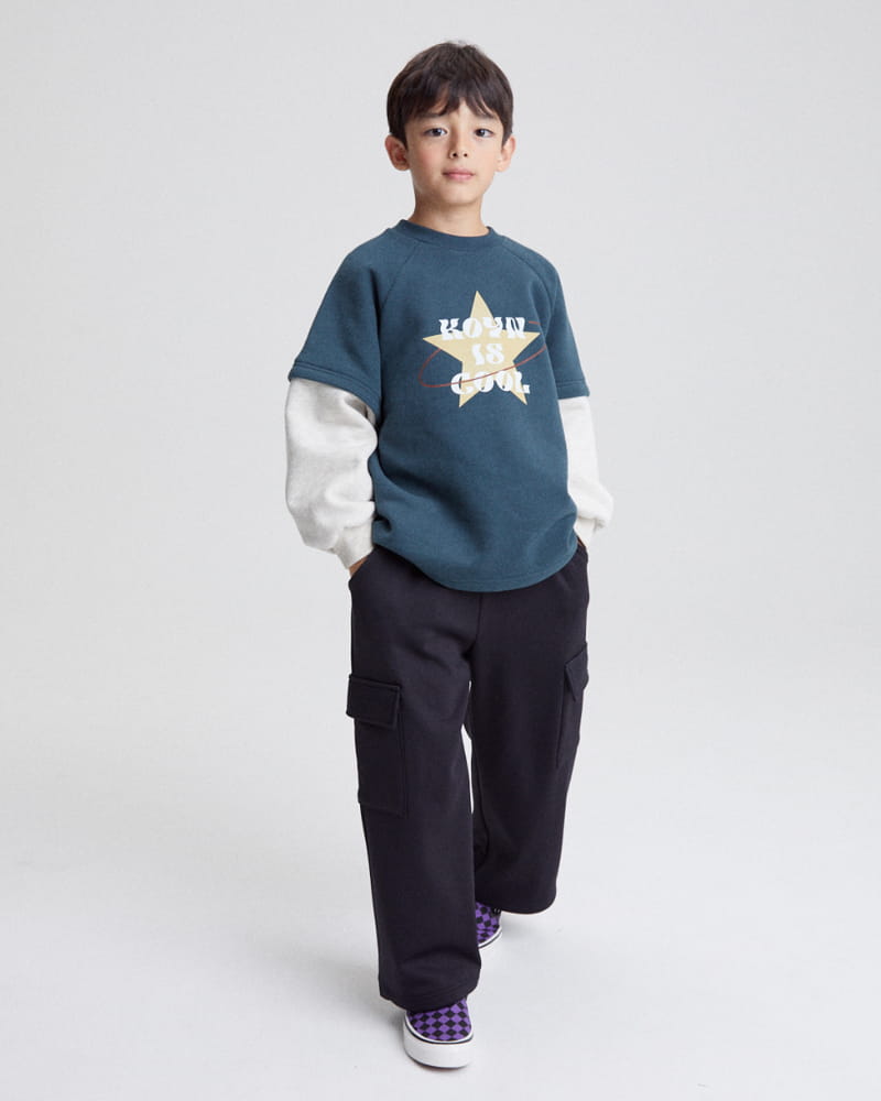 Kokoyarn - Korean Junior Fashion - #childrensboutique - Star Layered Sweatshirt - 3