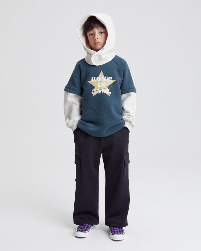 Kokoyarn - Korean Junior Fashion - #childrensboutique - Star Layered Sweatshirt - 4