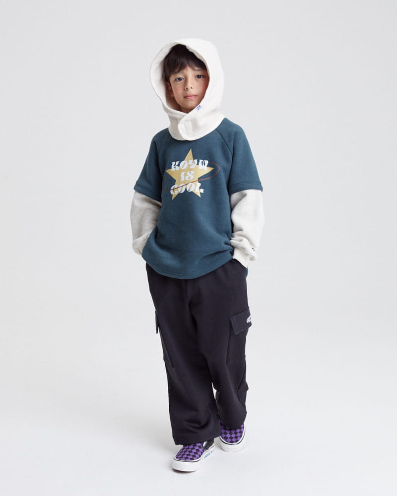 Kokoyarn - Korean Junior Fashion - #fashionkids - Star Layered Sweatshirt - 6