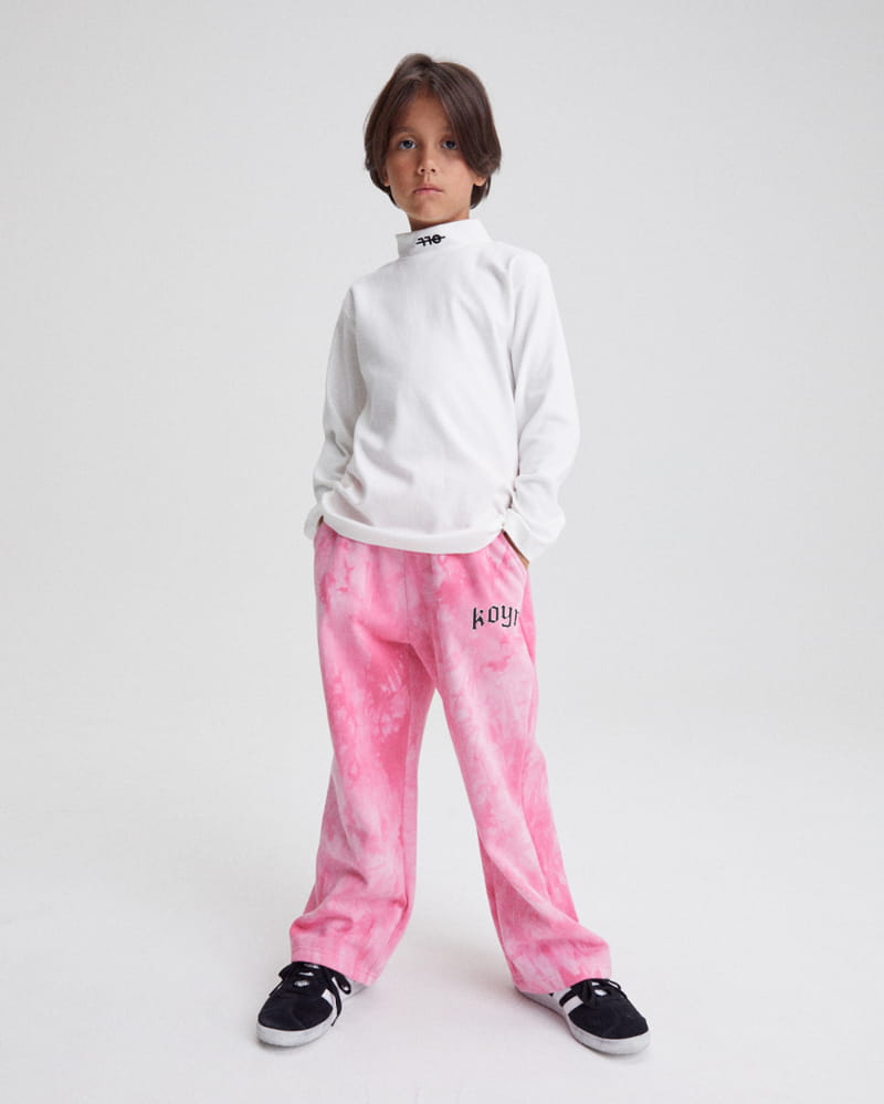 Kokoyarn - Korean Junior Fashion - #kidsshorts - Holly Basic Turtleneck Tee - 2