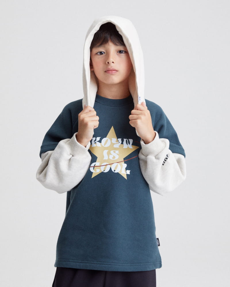 Kokoyarn - Korean Junior Fashion - #kidsstore - Star Layered Sweatshirt - 8