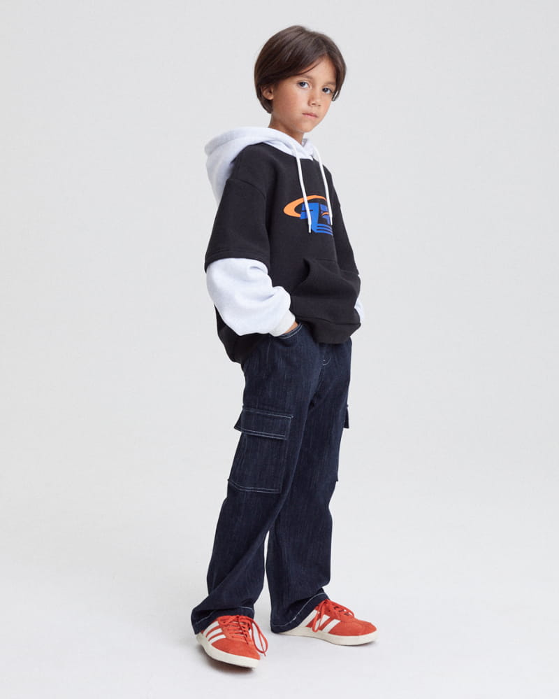 Kokoyarn - Korean Junior Fashion - #kidzfashiontrend - Logo Layered Hoody Tee - 6