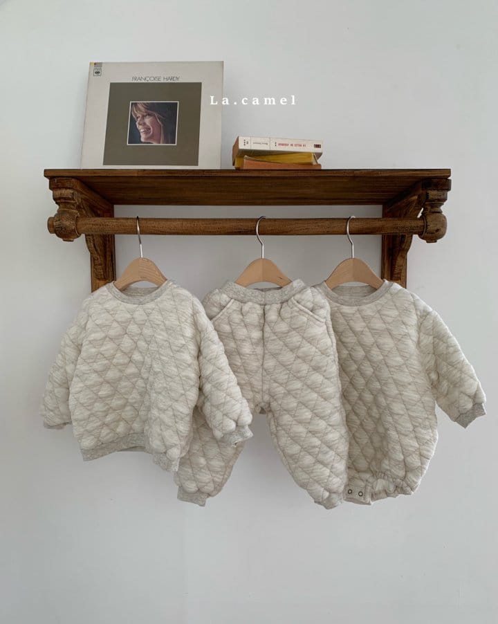 La Camel - Korean Baby Fashion - #babyfever - Daily Quilting Bodysuit - 6