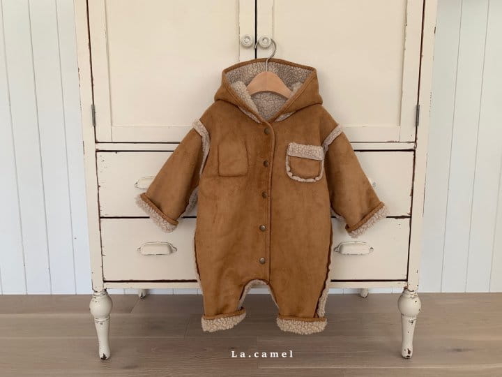 La Camel - Korean Baby Fashion - #babyfever - Lucky Hoody Bodysuit - 3