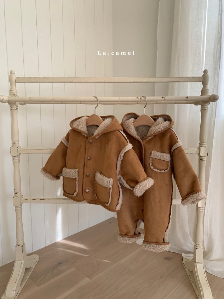 La Camel - Korean Baby Fashion - #babyfever - Lucky Hoody Bodysuit - 4