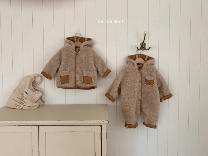 La Camel - Korean Baby Fashion - #babylifestyle - Lucky Hoody Bodysuit - 5