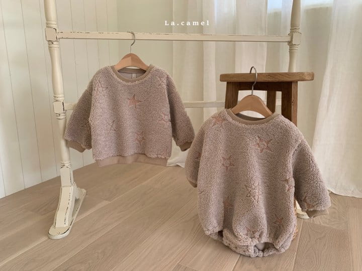 La Camel - Korean Children Fashion - #kidsshorts - Star Sweatshirt - 10