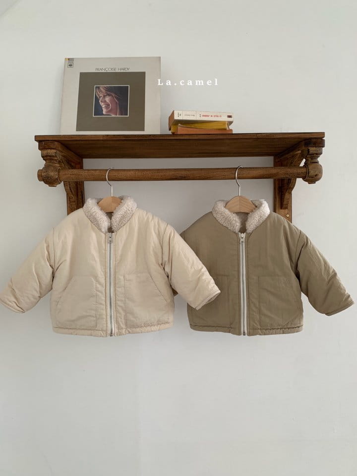 La Camel - Korean Children Fashion - #littlefashionista - Mona Padding Jacket Reversible