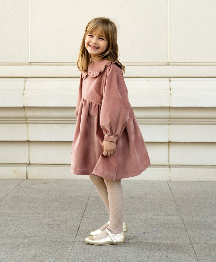 Le Bev - Korean Children Fashion - #Kfashion4kids - Gold Knit Haitpin Set