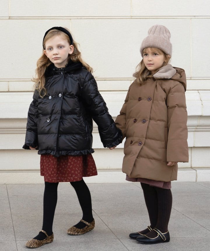 Le Bev - Korean Children Fashion - #kidsstore - Corduroy Florak Skirt - 11
