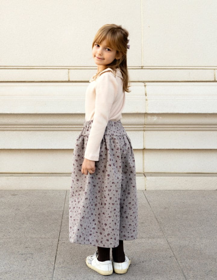 Le Bev - Korean Children Fashion - #minifashionista - Denim Floral Pants - 3