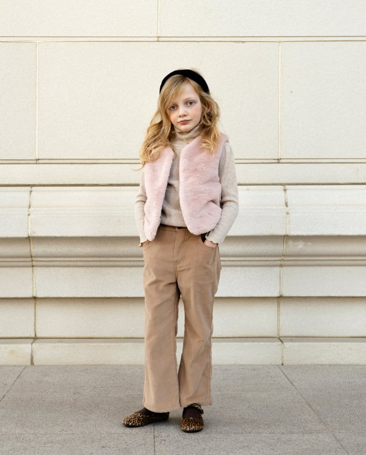 Le Bev - Korean Children Fashion - #prettylittlegirls - Corduroy Pants - 2