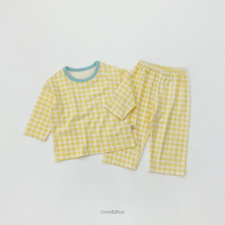 Lime & Blue - Korean Children Fashion - #childofig - Cracker Check Easywear - 9