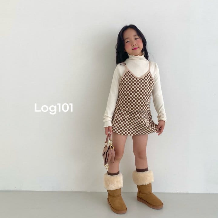 Log101 - Korean Children Fashion - #Kfashion4kids - Mini Checker Skirt - 7