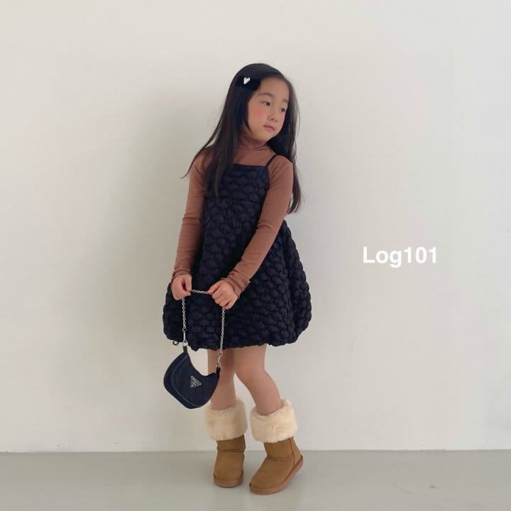 Log101 - Korean Children Fashion - #childofig - Cloud Quilting One-piece - 10