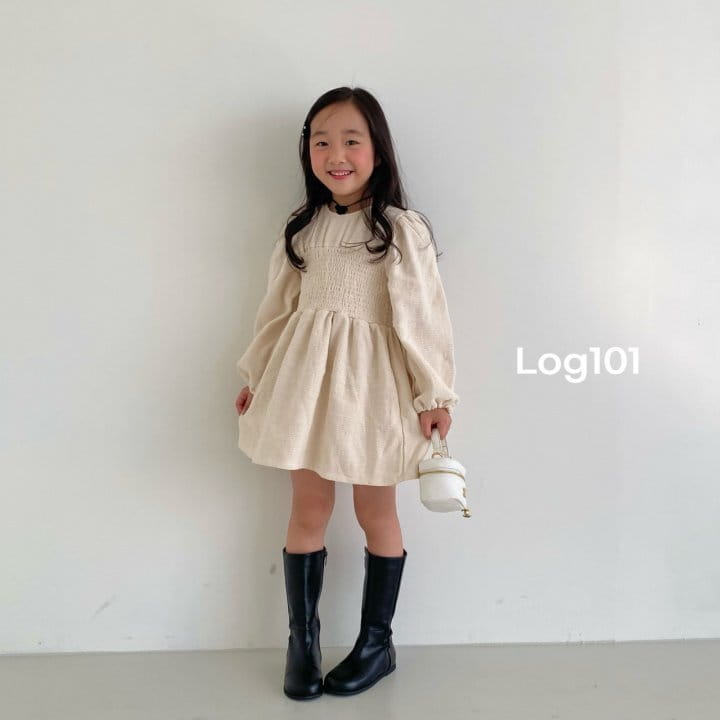 Log101 - Korean Children Fashion - #discoveringself - London Smocked One-piece