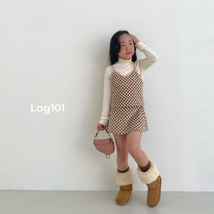 Log101 - Korean Children Fashion - #fashionkids - Mini Checker Skirt - 3