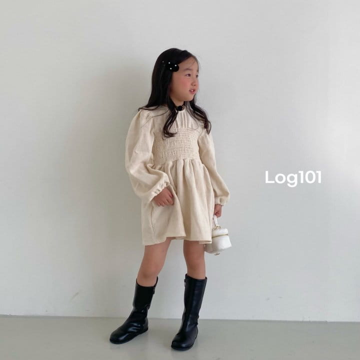 Log101 - Korean Children Fashion - #fashionkids - London Smocked One-piece - 2