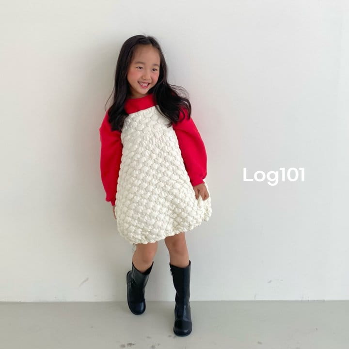 Log101 - Korean Children Fashion - #kidsstore - Cloud Quilting One-piece - 2