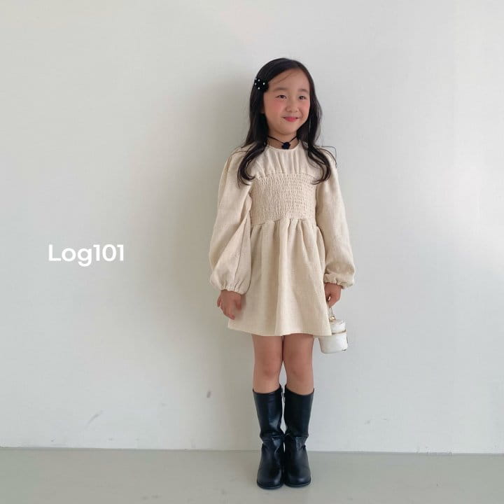 Log101 - Korean Children Fashion - #kidzfashiontrend - London Smocked One-piece - 5