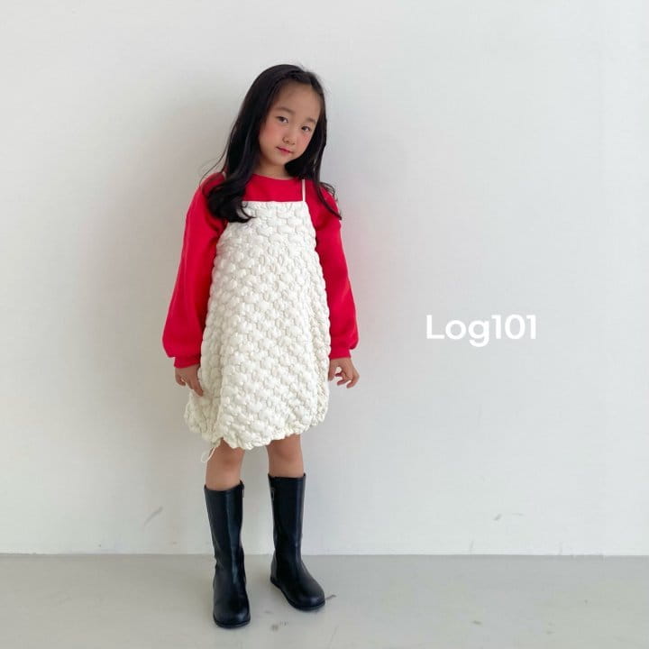 Log101 - Korean Children Fashion - #kidzfashiontrend - Cloud Quilting One-piece - 3