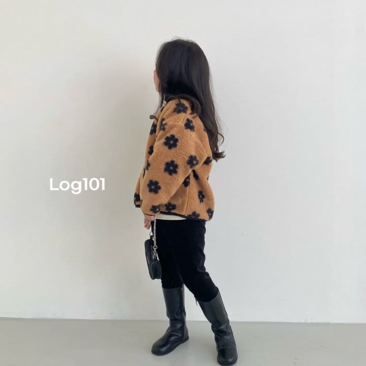 Log101 - Korean Children Fashion - #littlefashionista - Flower Dumble Jacket