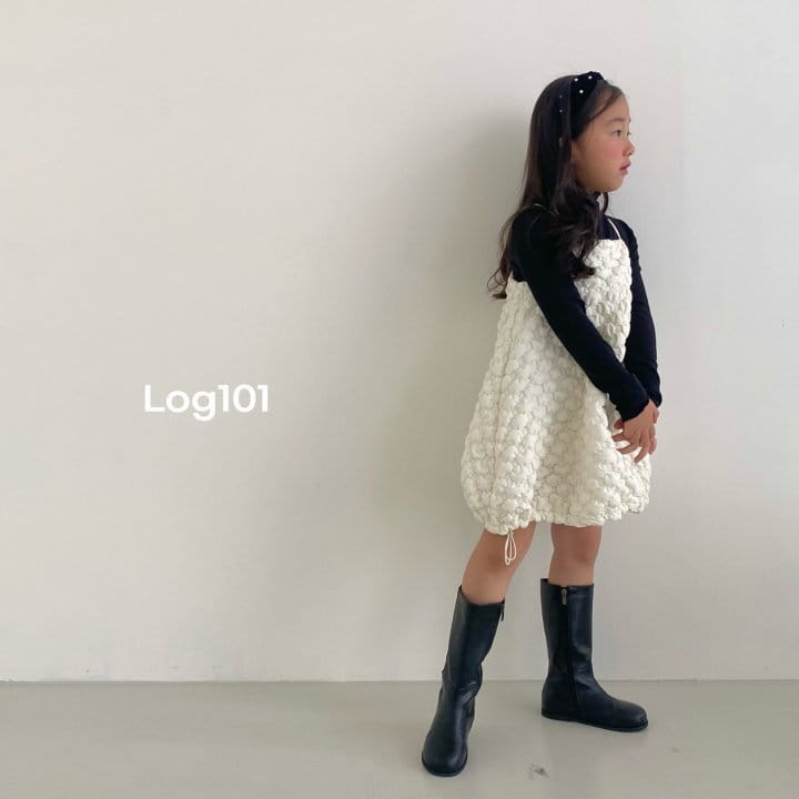 Log101 - Korean Children Fashion - #magicofchildhood - Cloud Quilting One-piece - 6