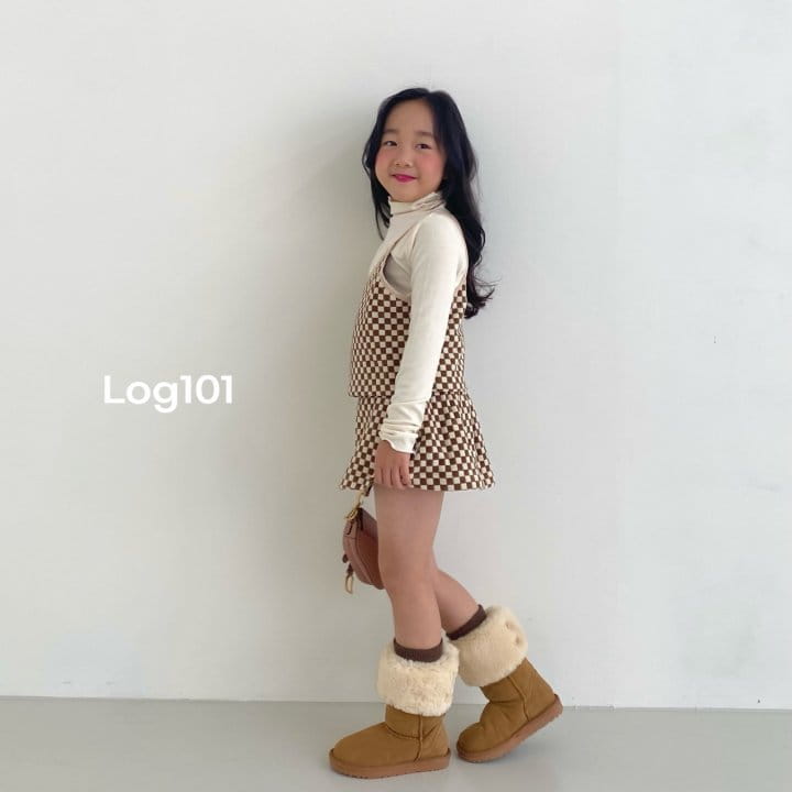 Log101 - Korean Children Fashion - #minifashionista - Mini Checker Skirt - 10