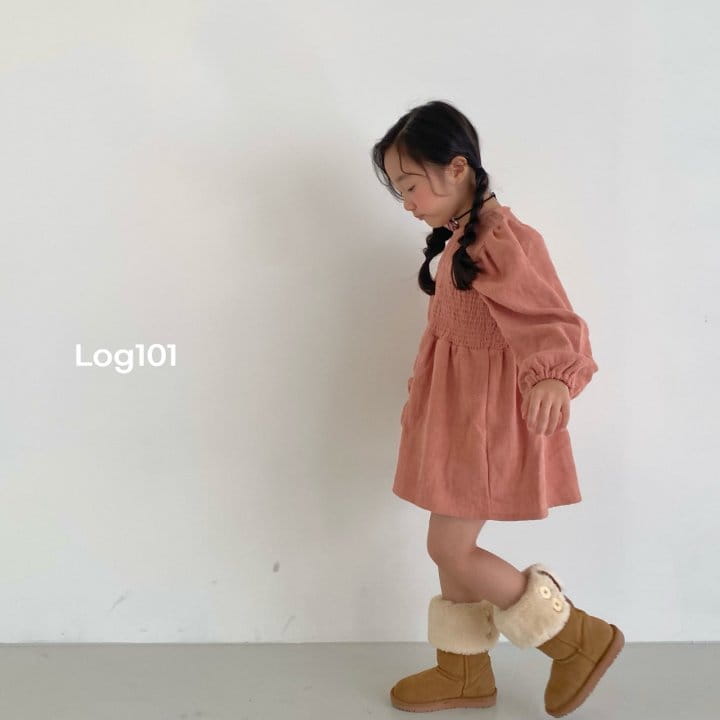 Log101 - Korean Children Fashion - #prettylittlegirls - London Smocked One-piece - 10