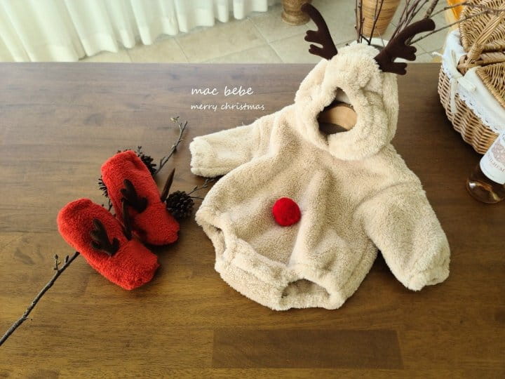 Mac - Korean Baby Fashion - #onlinebabyshop - Rudolph Bodysuit - 2