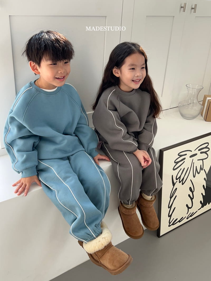 Made Studio - Korean Children Fashion - #childofig - Point Sweatshirt - 9