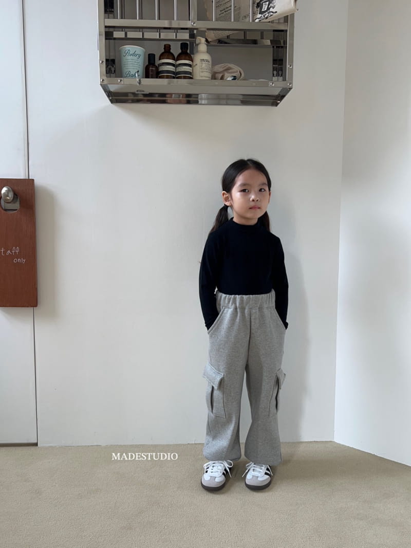 Made Studio - Korean Children Fashion - #childofig - Half Turtleneck Tee - 6