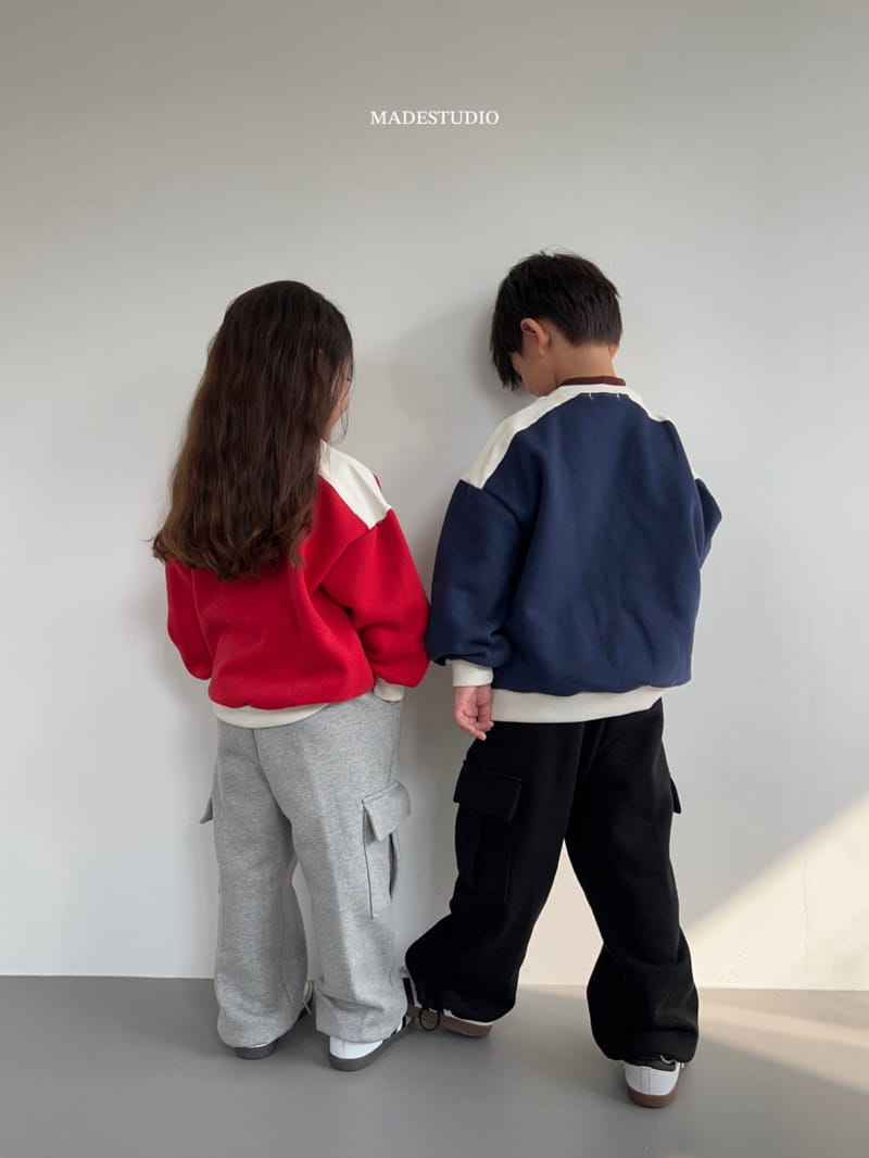 Made Studio - Korean Children Fashion - #discoveringself - Shoulder Sweatshirt - 7