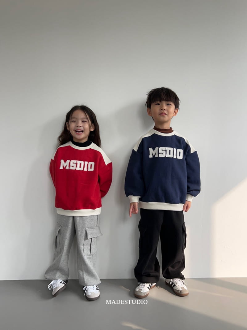 Made Studio - Korean Children Fashion - #fashionkids - Shoulder Sweatshirt - 8